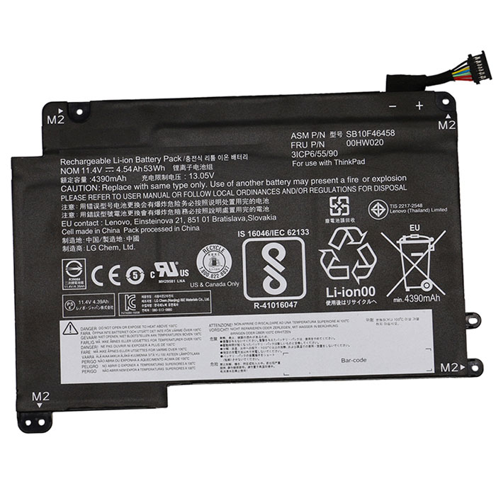 Remplacement Batterie PC PortablePour LENOVO SB10F46458