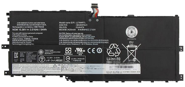 Remplacement Batterie PC PortablePour lenovo L17M4P73