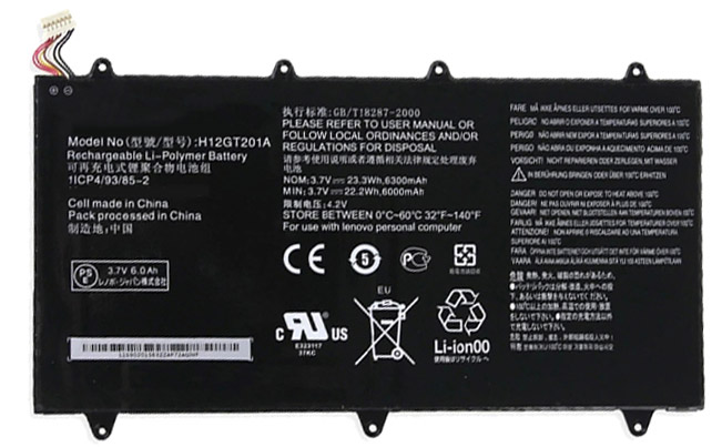 Remplacement Batterie PC PortablePour LENOVO H12GT201A