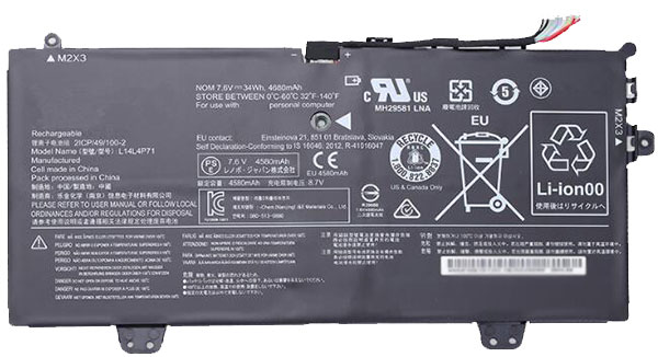 Remplacement Batterie PC PortablePour lenovo L14M4P71