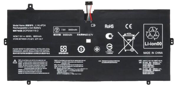 Remplacement Batterie PC PortablePour LENOVO L14M4P24