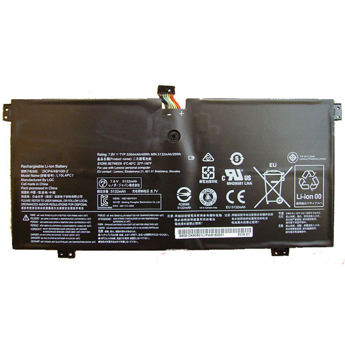 Remplacement Batterie PC PortablePour Lenovo 5B10K90801 Remplacement Batterie PC PortablePour Lenovo 5B10K90801