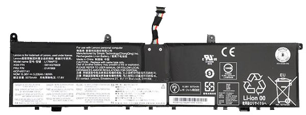 Remplacement Batterie PC PortablePour LENOVO L17C4P72