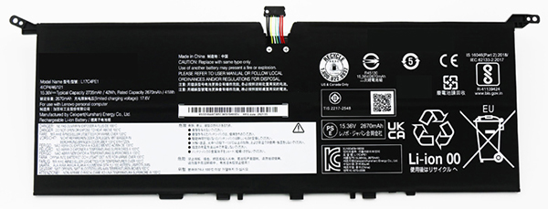 Remplacement Batterie PC PortablePour Lenovo L17C4PE1 Remplacement Batterie PC PortablePour Lenovo L17C4PE1