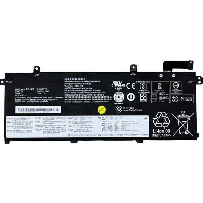 Remplacement Batterie PC PortablePour LENOVO ThinkPad T490 20N2000WCD