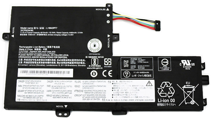 Remplacement Batterie PC PortablePour Lenovo L18L3PF3 Remplacement Batterie PC PortablePour Lenovo L18L3PF3