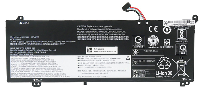 Remplacement Batterie PC PortablePour LENOVO ThinkBook 14s Yoga ITL Series