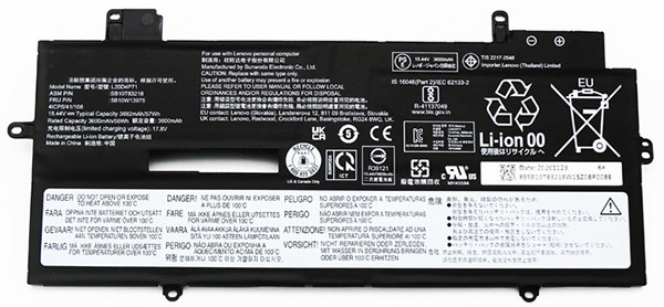 Remplacement Batterie PC PortablePour LENOVO ThinkPad X1 Yoga 6th Gen