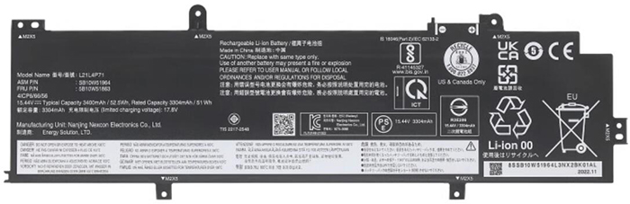 Remplacement Batterie PC PortablePour lenovo ThinkPad T14 P14s Gen 3