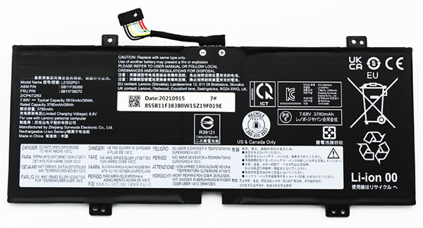 Remplacement Batterie PC PortablePour LENOVO L21D2PG1