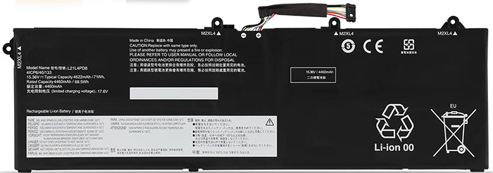 Remplacement Batterie PC PortablePour lenovo L21L4PD8