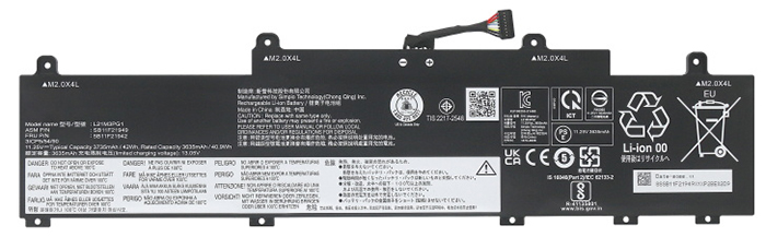 Remplacement Batterie PC PortablePour LENOVO L21M3PG1