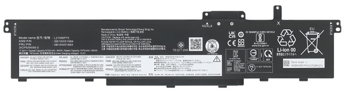 Remplacement Batterie PC PortablePour lenovo ThinkPad P16 Gen1