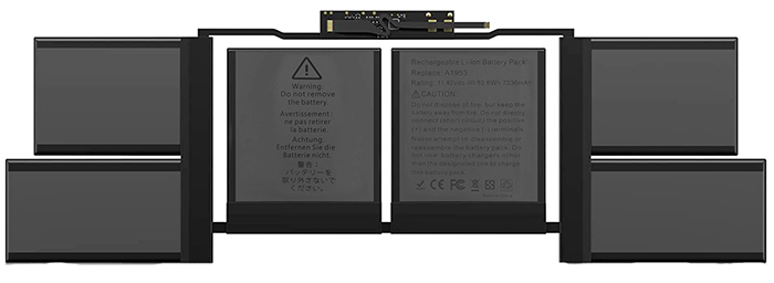 Remplacement Batterie PC PortablePour APPLE  MacBook Pro 15 A1990 2018 Year