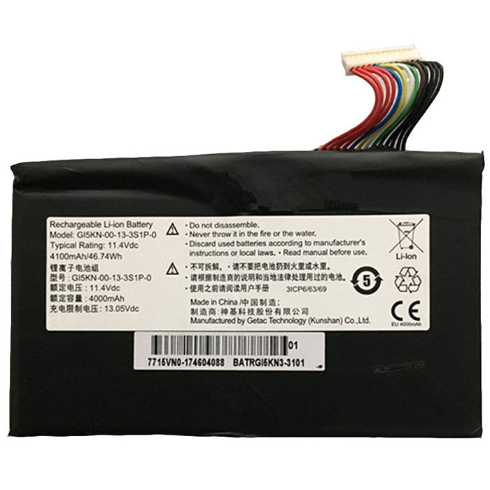 Remplacement Batterie PC PortablePour HASEE Z7M i78172 D1Z7 KP7GT series