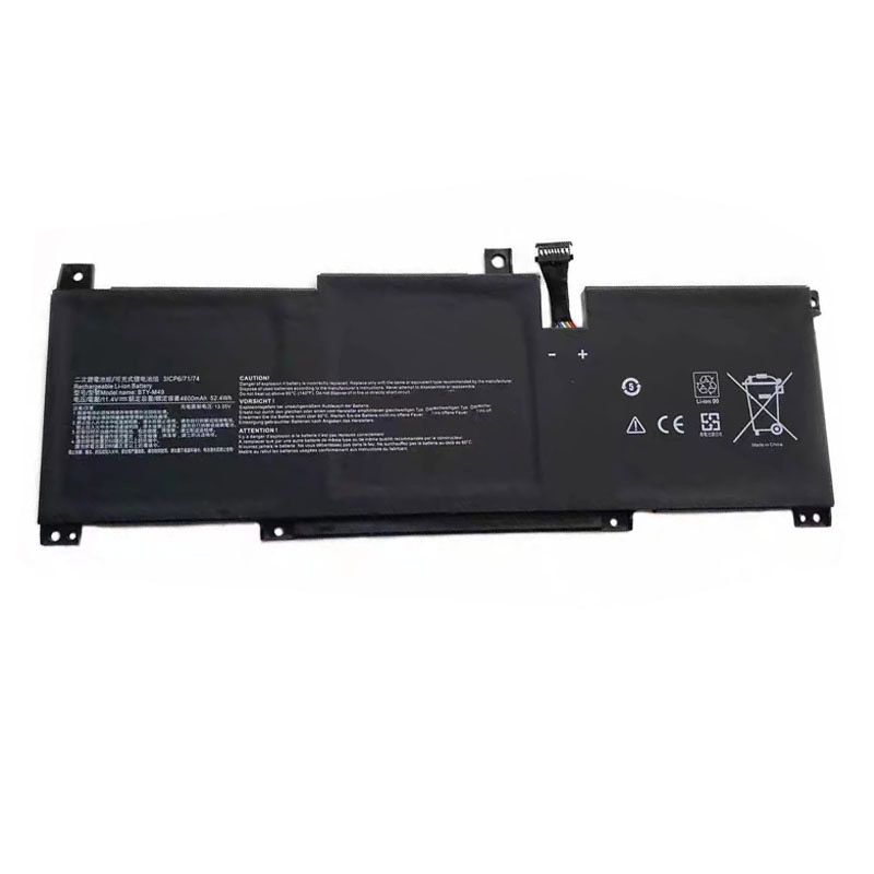 Remplacement Batterie PC PortablePour MSI Prestige 14 A10RB 015CN