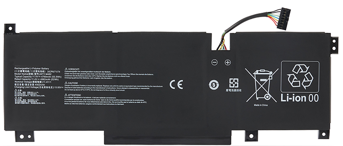 Remplacement Batterie PC PortablePour MSI WF66 11UJ 481TW