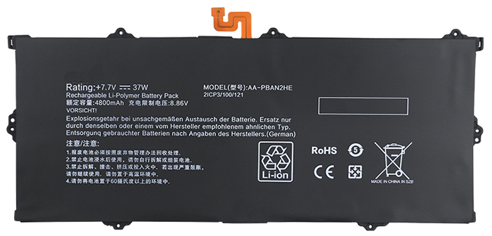 Remplacement Batterie De PortablePour SAMSUNG AA PBAN2HE