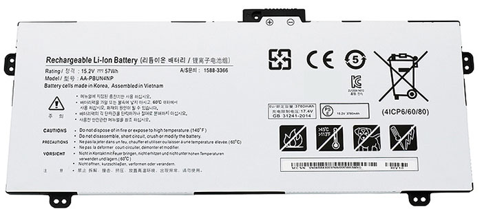 Remplacement Batterie De PortablePour SAMSUNG AA PBUN4NP