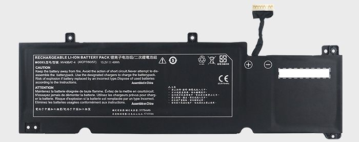 Remplacement Batterie PC PortablePour CLEVO NV415B