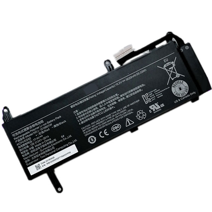 Remplacement Batterie PC PortablePour XIAOMI Gaming Laptop 7300HQ 1050Ti